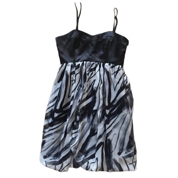 Dresses & Skirts - Forever 21 zebra bubble dress small
